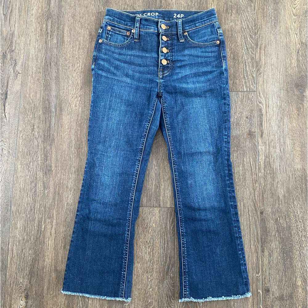 J. Crew Demi Boot Crop Denim